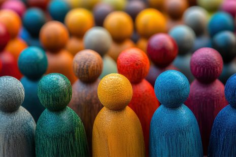 Foto: Figuren in verschiedenen Farben